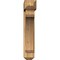 Ekena Millwork Legacy Craftsman Rough Sawn Bracket w/ Offset Brace, Western Red Cedar, 8"W x 34"D x 42"H BKT0806X34X42LEC04RWR - alternate 2